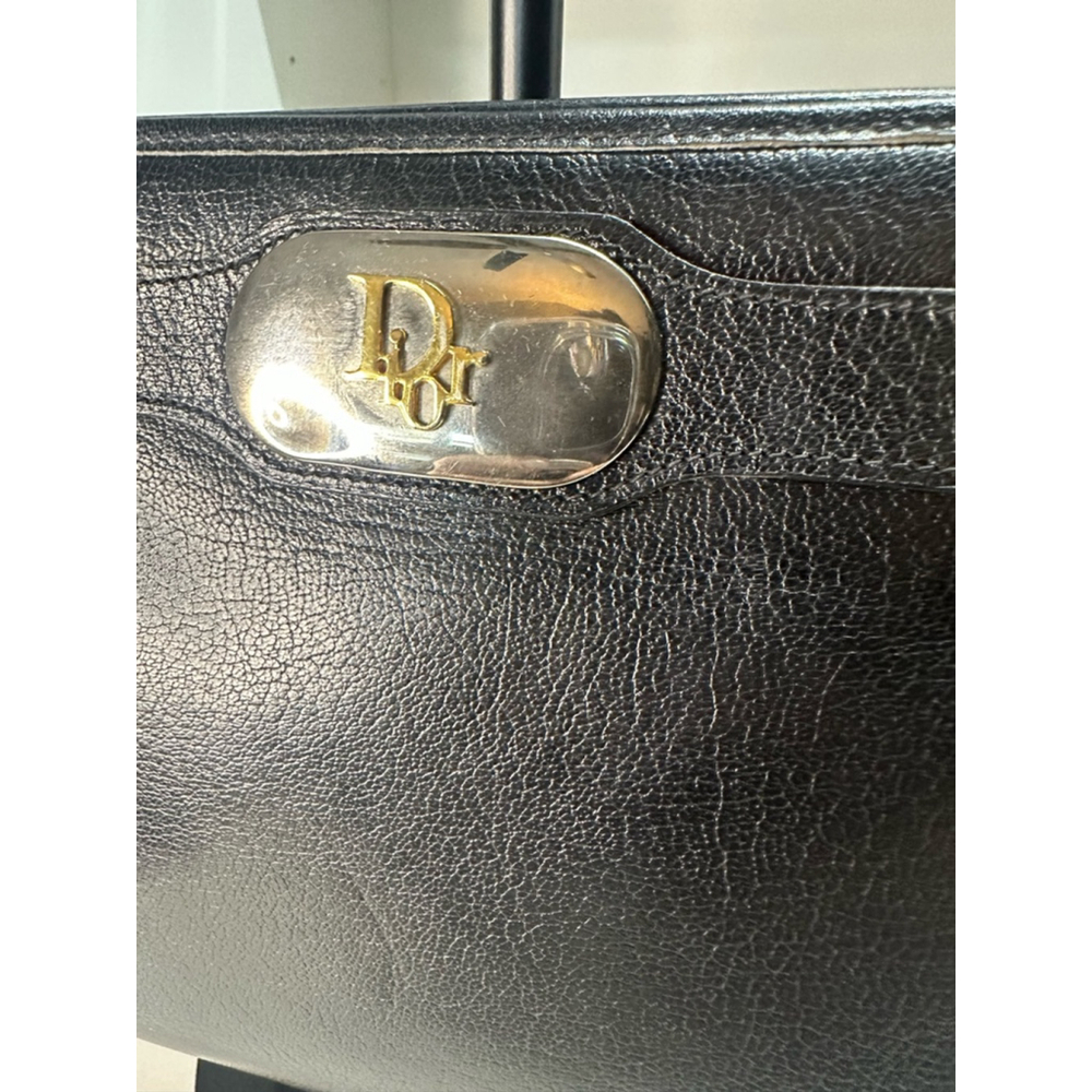 Women's Dior Black Leather Shoulder Bag - Picture 4 of 13